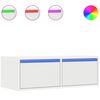 vidaXL telerialus LED-tuledega, valge, 75x35,5x25 cm