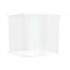 vidaXL rippuv s&auml;&auml;sev&otilde;rk 156 v&otilde;rgusilma valge 220x150x180 cm