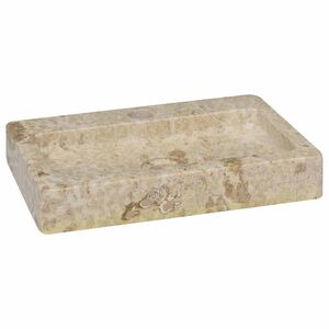 vidaXL seinale kinnitatav valamu, kreemjas, 38x24x6,5 cm, marmor