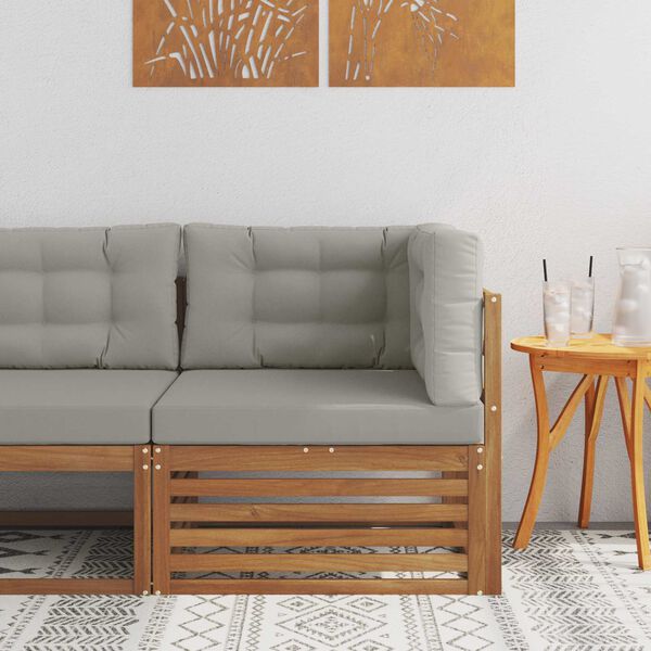 vidaXL V&auml;limine Nurgadiivan Tugev akatsiapuu Neutraalne