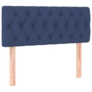 vidaXL voodipeats, sinine, 100x7x78/88 cm, kangas