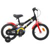 vidaXL Laste Bike 16 Tolli 4&ndash;6 aastastele Must Punane