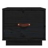 vidaXL &ouml;&ouml;kapid 2 tk, must, 40x34x45 cm, m&auml;nnipuit