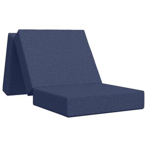 vidaXL Kokkupandav diivanvoodi 75 x 63 x 45 cm Sinine