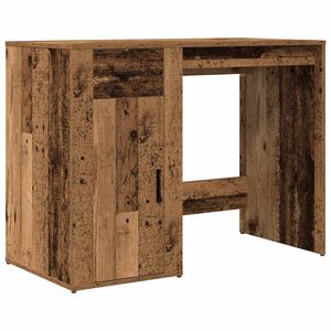 vidaXL kirjutuslaud Vana puit 100x49x75 cm Engineered Wood