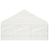 vidaXL katusega varjualune, valge, 20,07 x 5,88 x 3,75 m, pol&uuml;et&uuml;leen