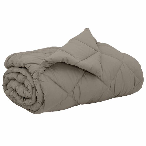 vidaXL T&auml;ispika aasta tekk Helehall 200 x 220 cm Mikrokiud