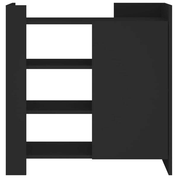 vidaXL puhvetkapp, must, 73,5x35x75 cm, tehispuit