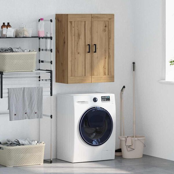 vidaXL Seinakapp K&auml;sit&ouml;&ouml;puu 69,5 x 34 x 90 cm Tehispuit