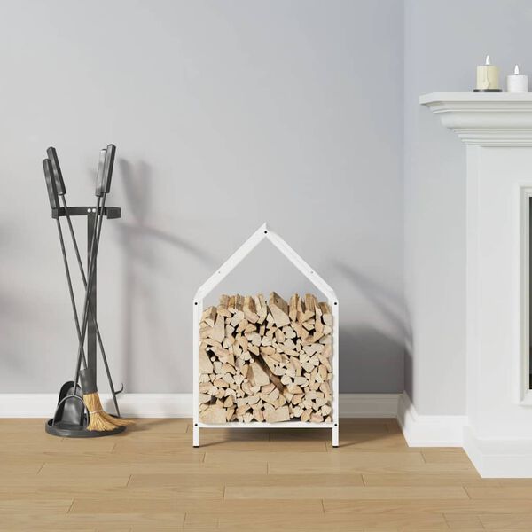 vidaXL k&uuml;ttepuude rest, valge, 40x25x60 cm, k&uuml;lmvaltsitud teras