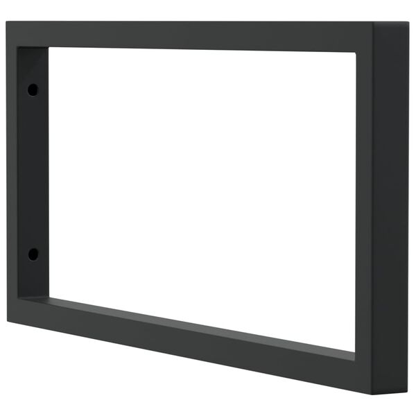 vidaXL riiuliklambrid valamule 2 tk must ristk&uuml;likukujuline teras