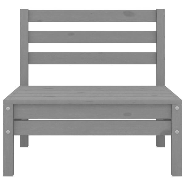 vidaXL aia keskmised diivanid, 4 tk, hall, männipuit