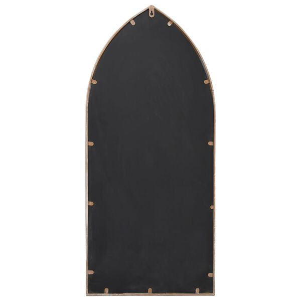 vidaXL aiapeegel, beež, 100x45 cm, raud, õues kasutamiseks