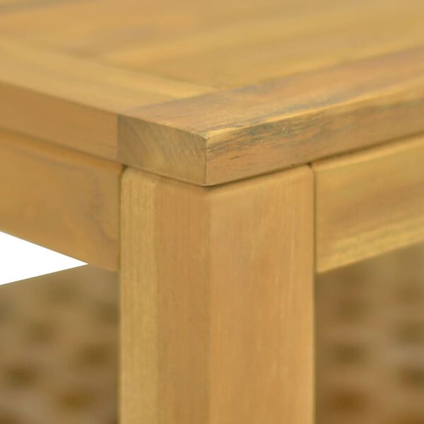 vidaXL kohvilaud, 60 x 60 x 40 cm, tiikpuu