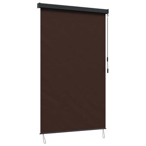 vidaXL Rulookardin Pruun 60 x 250 cm Kangas ja Alumiinium