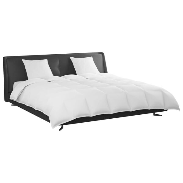 vidaXL Teki komplekt padjaga 3 pcs Valge Down Feather