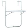 vidaXL rippuv r&otilde;dulaud, valge, 60x64x83,5 cm rotangi v&auml;limusega plast