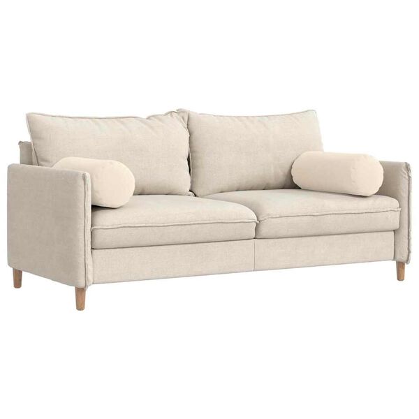 vidaXL Padjad 2 pcs Beež &Oslash; 25 x 70 cm Mikrofiber kangas