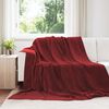 vidaXL Viskab tekid 6 pcs Bordeaux punane 220 x 240 cm Fliis