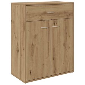 vidaXL puhvetkapp Artisan Oak 60x30x75 cm Engineered Wood