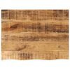 vidaXL lauaplaat, 80 x 60 x 3,8 cm, naturaalsete servadega, mangopuit
