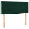 vidaXL voodiraam peats, tumeroheline, 80x5x78/88 cm, samet