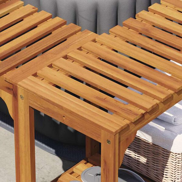 vidaXL Ruutvine Väli Kuumavee Vann Karp Pruun 230 x 230 cm