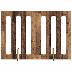 vidaXL Volditav lemmikloomade aed 2 pcs Tammepuit 100,5 x 38 x 70 cm
