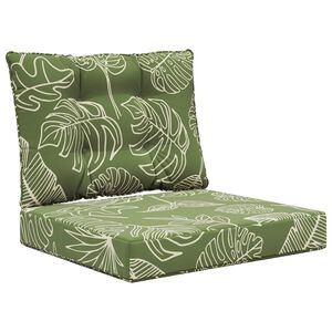 vidaXL V&auml;lim&ouml;&ouml;blitugi patja 2 pcs Lehe Kujundus Pol&uuml;ester