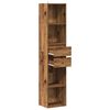 vidaXL raamatukapp Vana puit 36x30x171 cm Engineered Wood