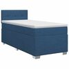 vidaXL Vedruvoodi madratsiga peaga Sinine 90 x 200 cm kangas