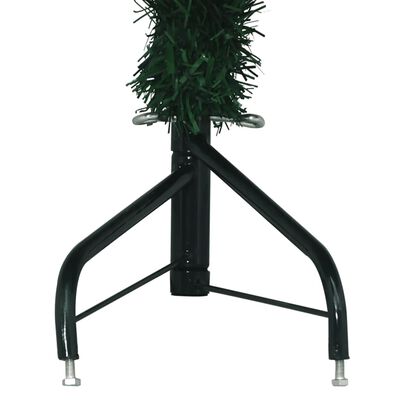 vidaXL nurgakunstkuusk, roheline, 210 cm, PVC
