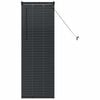 vidaXL Venetsi Rulood Must 130 x 45 cm Alumiinium