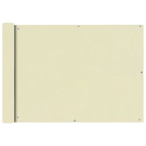 vidaXL r&otilde;dusirm oxfordkangast, 75 x 400 cm, kreemjas