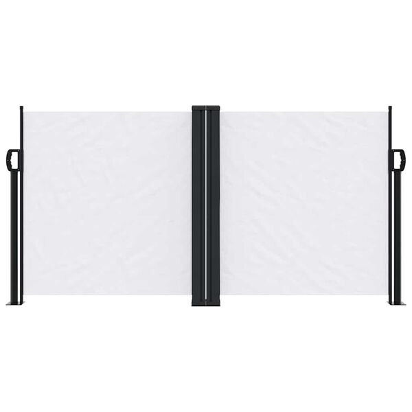 vidaXL lahtit&otilde;mmatav k&uuml;lgsein, valge, 120 x 1000 cm