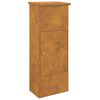 vidaXL Pakiautomaat uksega Rooste 44,5 x 29 x 110,5 cm terase t&uuml;&uuml;p