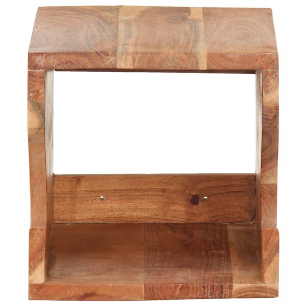 vidaXL seina jalgrattanagi, 35 x 25 x 25 cm, akaatsiapuit