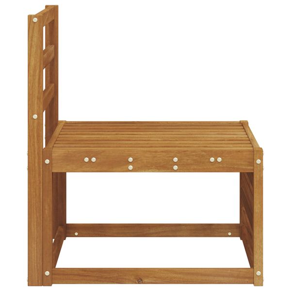 vidaXL V&auml;ljas Keskmine Diivan Tugev akatsiapuu Neutraalne