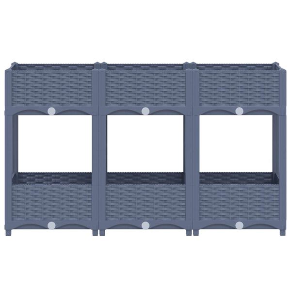 vidaXL taimekast 120x40x71 cm, polüpropüleen