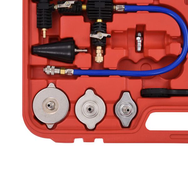 vidaXL 28-osaline jahutussüsteemi ja radiaatorikorgi rõhutester