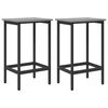 vidaXL Baaritool 2 pcs Hall Sonoma 40 x 32 x 64 cm Tehispuit