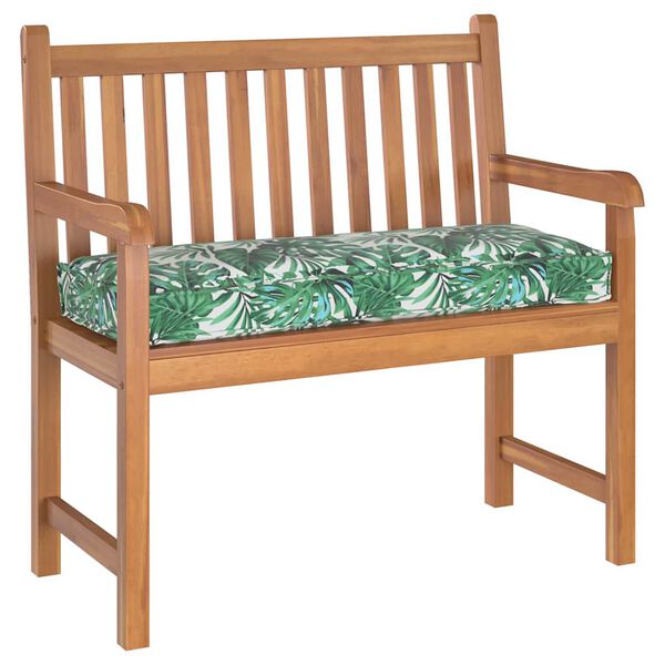 vidaXL Padi Leht Lehe muster 100 x 40 x 8 cm Oxfordi kangas