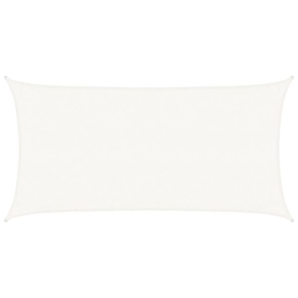 vidaXL päikesepuri 160 g/m² valge 3 x 6 m HDPE