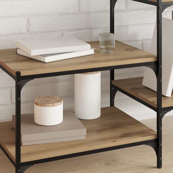 vidaXL Raamatute riiuli plaat 4 pcs Pruun 60 x 40 x 1,5 cm Tehispuit