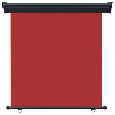 vidaXL rõdu külgsein, 160 x 250 cm, punane