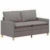 vidaXL Diivan Pruunikashall 156 x 81 x 87,5 cm kangas