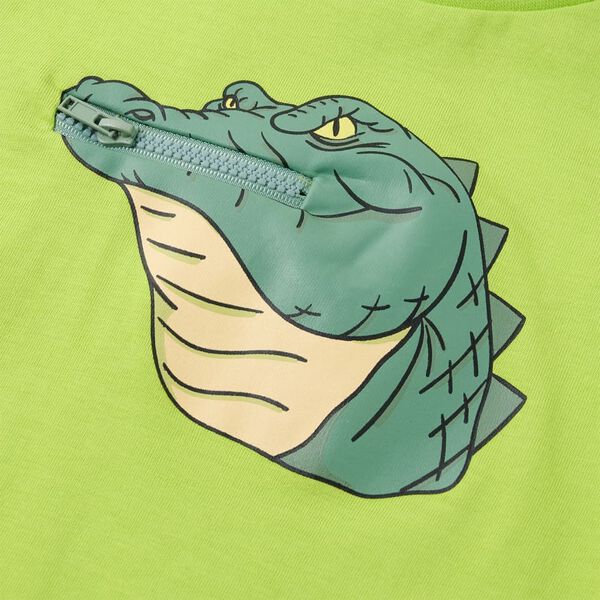 Laste T-särk, laimiroheline, 128