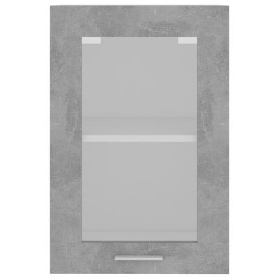 vidaXL köögikapp, betoonhall, 40 x 31 x 60 cm, puitlaastplaat