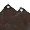 vidaXL Tarpaulin 650g / m&sup2; Pruun 2 x 3 m L&otilde;uend PVC kattega
