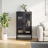 vidaXL Highboard Black 68x39x123 cm Teras